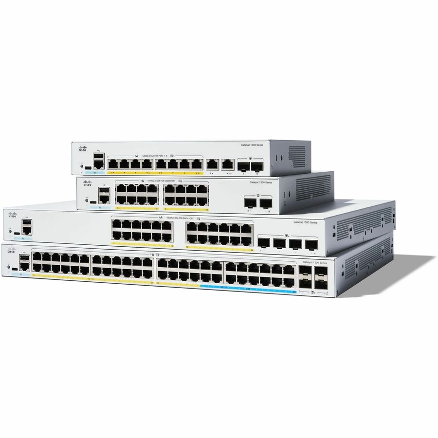 1300 8PORT GE FULL POE 2X1G