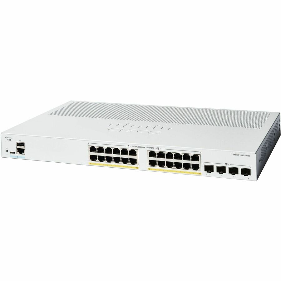 1300 24port GE PoE4x10G SFP+