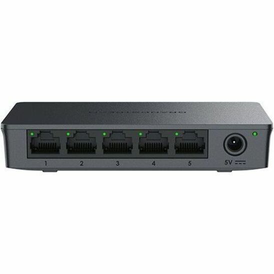 LAYER 2 UNMANAGED SWITCH, 5 X GIGE, PLASTIC CASE