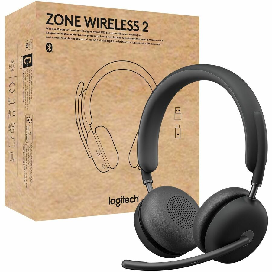 ZONE WIRELESS 2 HEADSET - UC, GRAPHITE, NO STAND