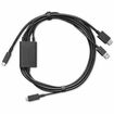 Wacom 3 in 1 Cable - 6.6 ft Data Transfer Cable for Creative Pen Display