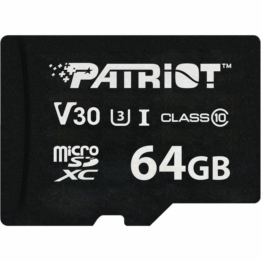 PATRIOT VX SERIES 64GB MICRO SDXC V30 W/O ADAPTER