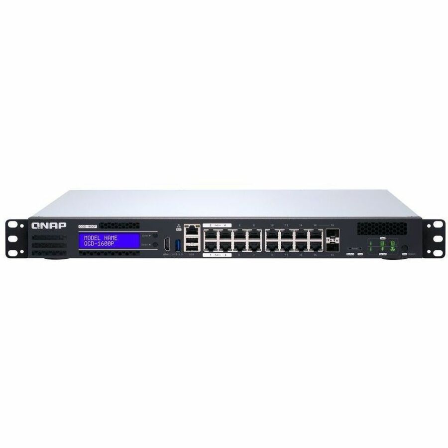 QNAP 16-PORT 1GBE SWITCH WITH 2 RJ45 AND SFP+ COMBO PORT WITH INTEL CELERON J411