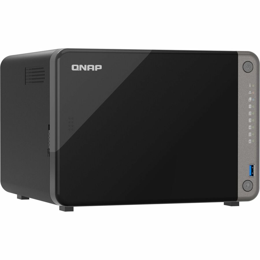QNAP 6-BAY DESKTOP AI NAS, NPU 6TOPS, 4C ARM CORTEX-A76 2.2GHZ, 4C CORTEX-A55 1.