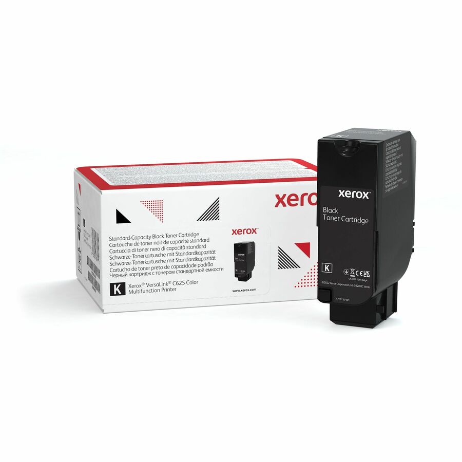GENUINE XEROX BLACK STANDARD CAPACITY TONER CARTRIDGE FOR THE VERSALINK C625 (US
