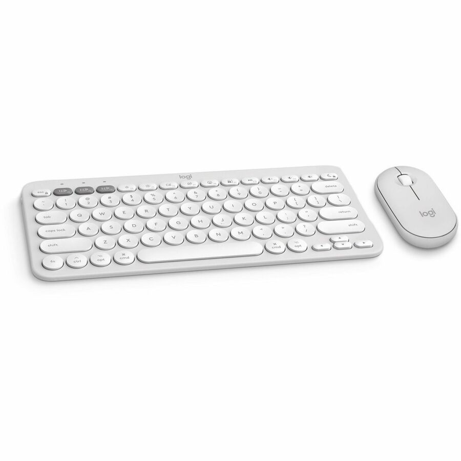 LOGITECH Pebble 2 Wireless Combo for Mac - Off-White