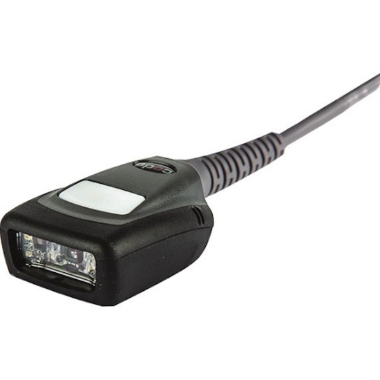 Cr1100 Cabled Reader Kit in Dark Gray Features a 6-Ft Straight USB Cable  and Us3 Stand for Hands-Free Scanning. Designed for High-Traffic Healthcare and Industrial Environments, It Offers Stable Positioning and  Quick Barcode Capture, Improving Efficiency and Reducing User Fatigue.
