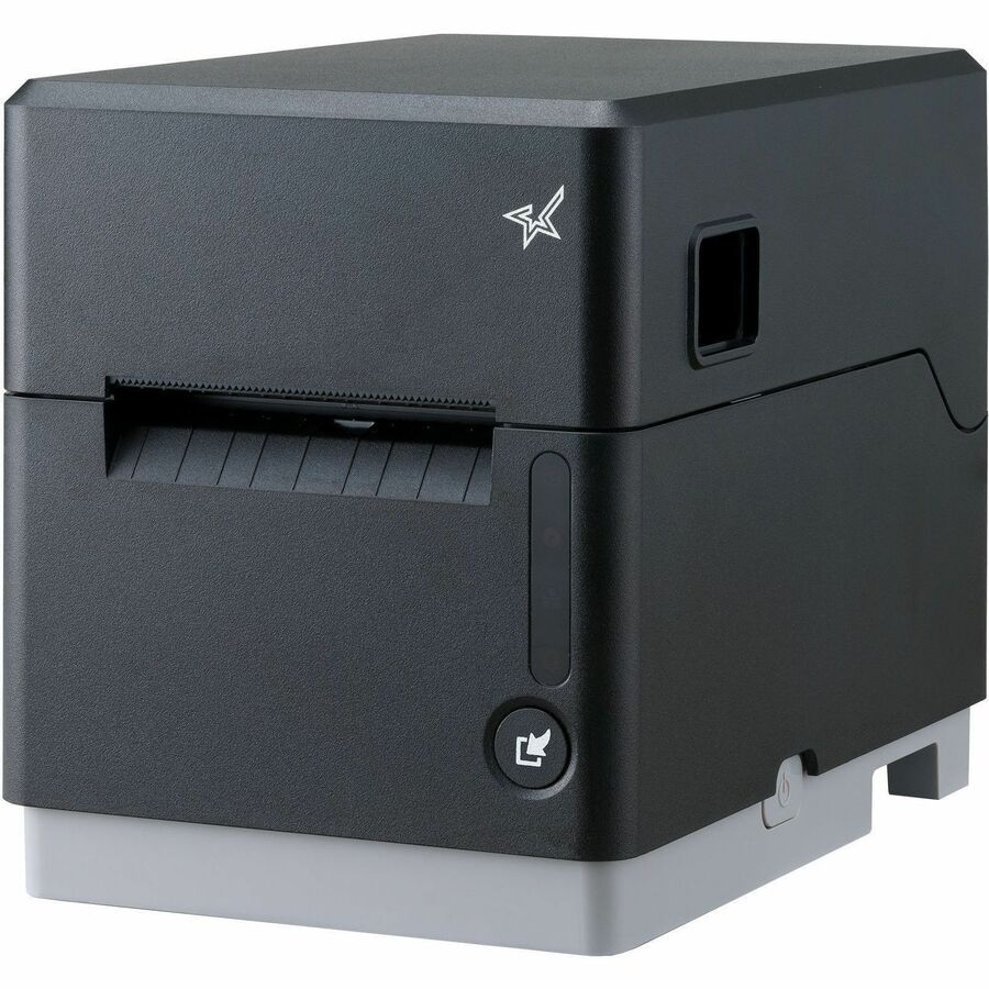 Mc-Label, Label and Linerless Printer, Adjustable Label Width with Max 3 , Cutter, Wlan, USB-C with Power Delivery for Ios / Android / Windows, Cloudprnt, Peripheral Hub, Black, Ext Ps Included