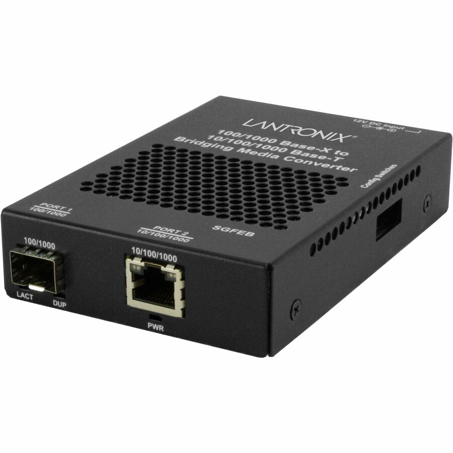 10/100/1000BT TO 1000BX, SINGLE SFP WITH BR PWR SUPPLY