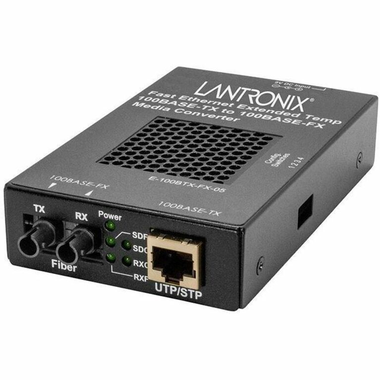 100MBS TX TO FX HIGH TEMP CONV (ST) W/SA PS