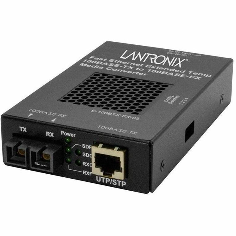 100MBS TX TO FX HIGH TEMP CONV (SC-HT) W/SA PS