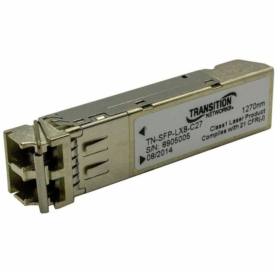 TRANSCEIVER - SFP,GIG E,LX,CWDM,1270NM,SM LC,80KM,3.3V,W/DMI