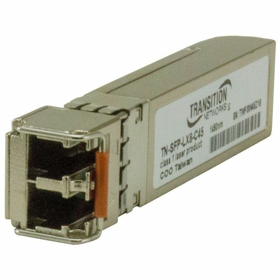 TRANSCEIVER -SFP,GIG E,LX,CWDM,1450NM,SM LC,80KM,3.3V,W/DMI