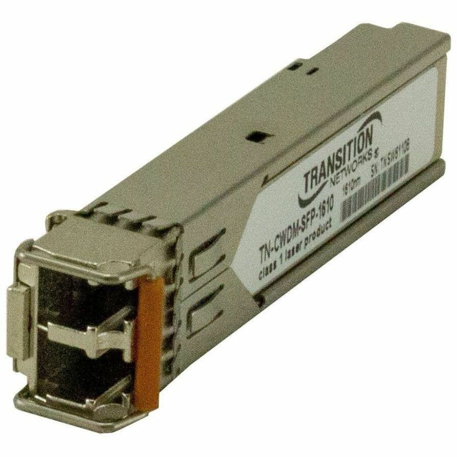 TRANSCIEVER- SFP, CC, 1000BASE-LX, 1610NM, SM LC, 80KM, 3.3V