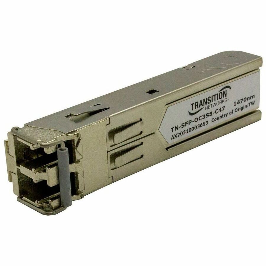 TRANSCIEVER- SFP,OC3/FE,CWDM,1470NM,SM LC,80KM,3.3V,W/DMI