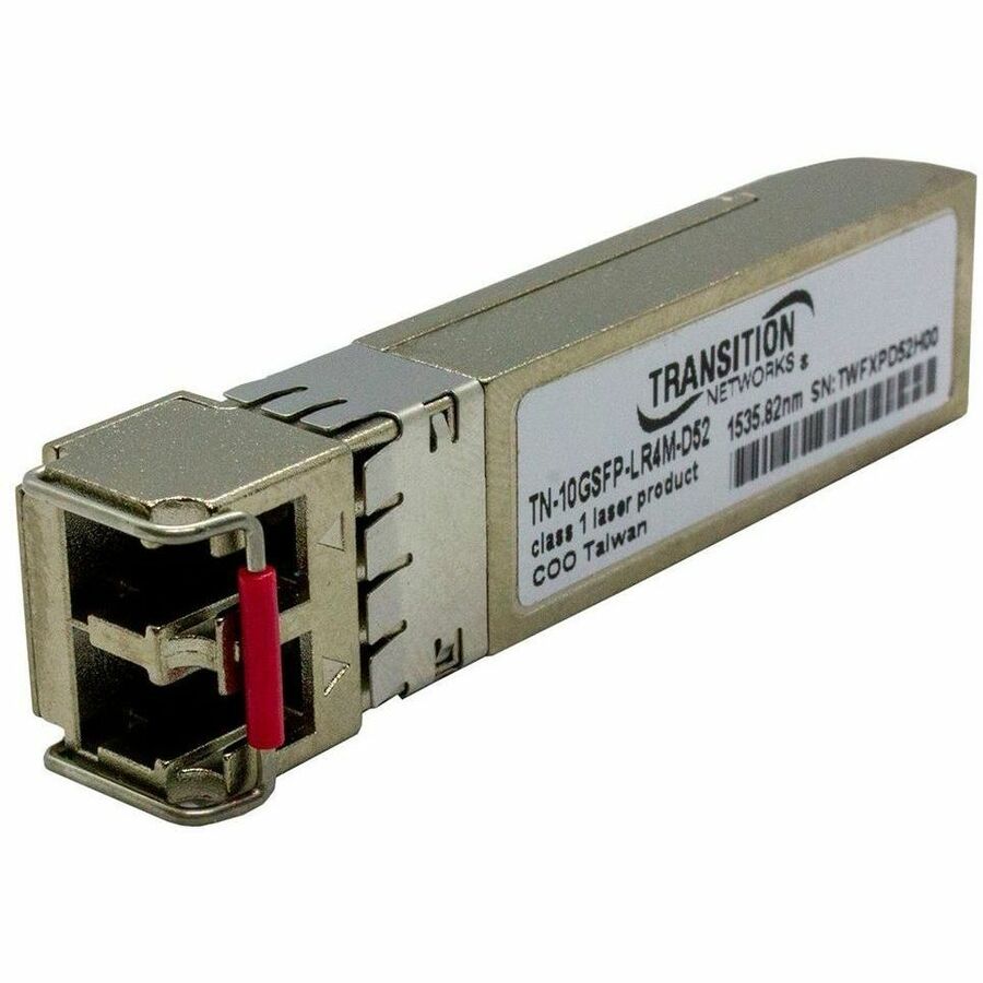 TRANSCEIVER -SFP+, 1000BASE-LX/10GBASE-ER, 1G/10G, SM DUPLEX LC, DWDM CHANNEL 52
