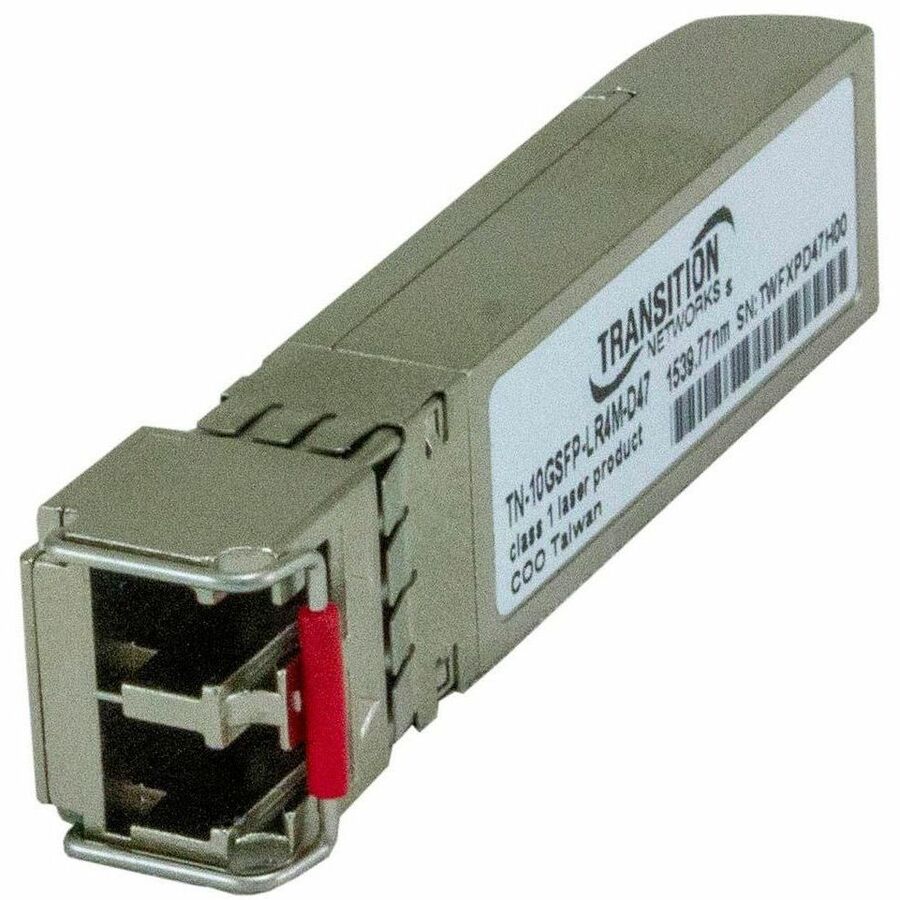 TRANSCEIVER -SFP+, 1000BASE-LX/10GBASE-ER, 1G/10G, SM DUPLEX LC, DWDM CHANNEL 47