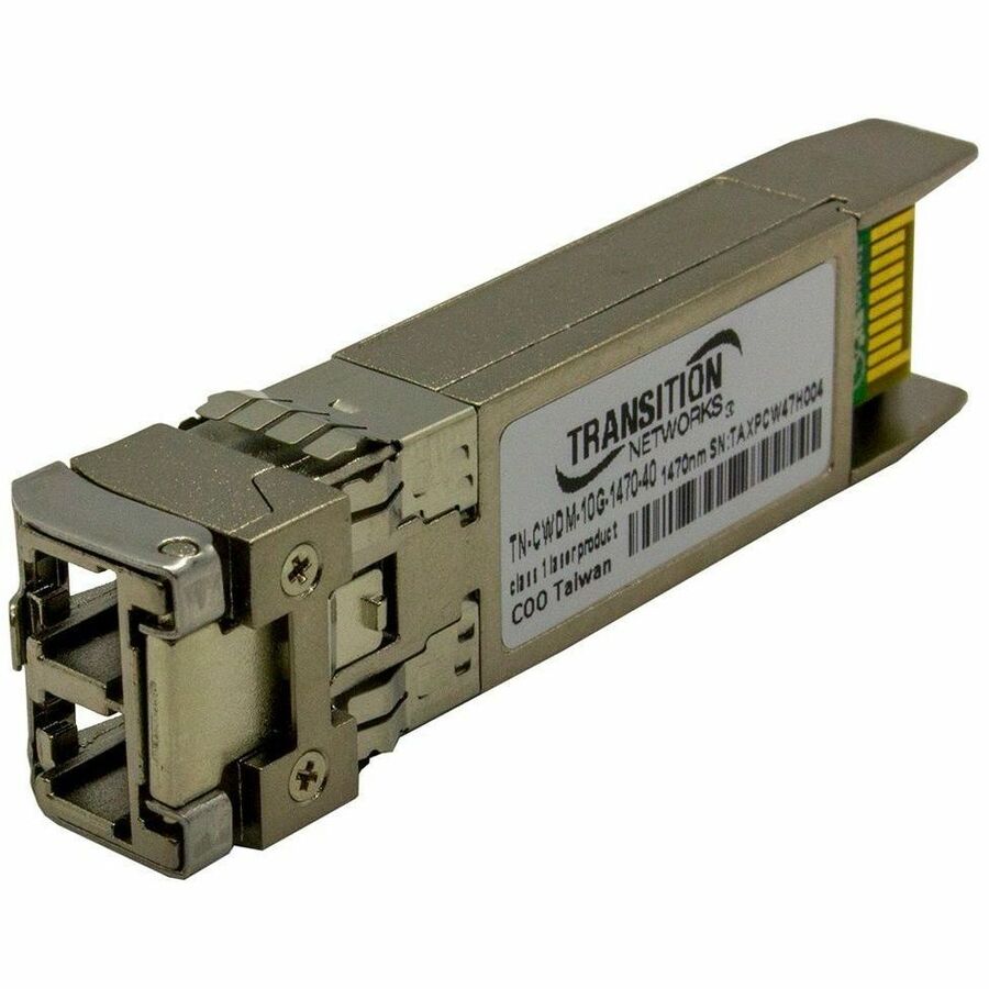 TRANSCIEVER- SFP+, CC, 10GBASE-ER, 10.3G, SM LC, CWDM, 1470, 40KM, 3.3V, DMI