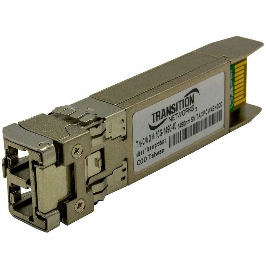 TRANSCIEVER- SFP+, CC, 10GBASE-ER, 10.3G, SM LC, CWDM, 1490, 40KM, 3.3V, DMI