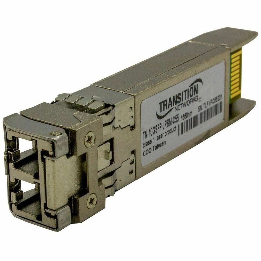 TRANSCIEVER- SFP+, 1000BASE-ZX/10GBASE-ZR, 1G/10G, SM DUPLEX LC,1550, 80KM, 3.3V