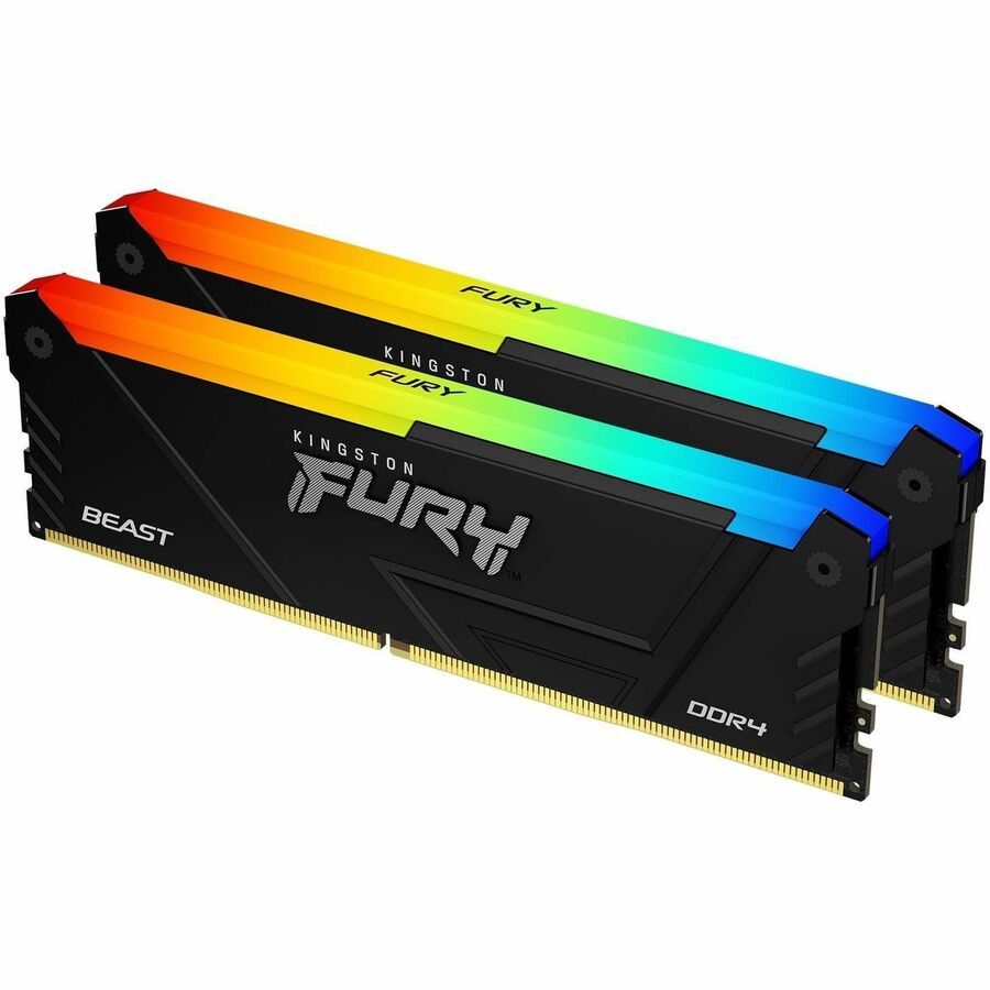64GB 3200MT/S DDR4 CL16 DIMM (KIT OF 2) FURY BEAST RGB