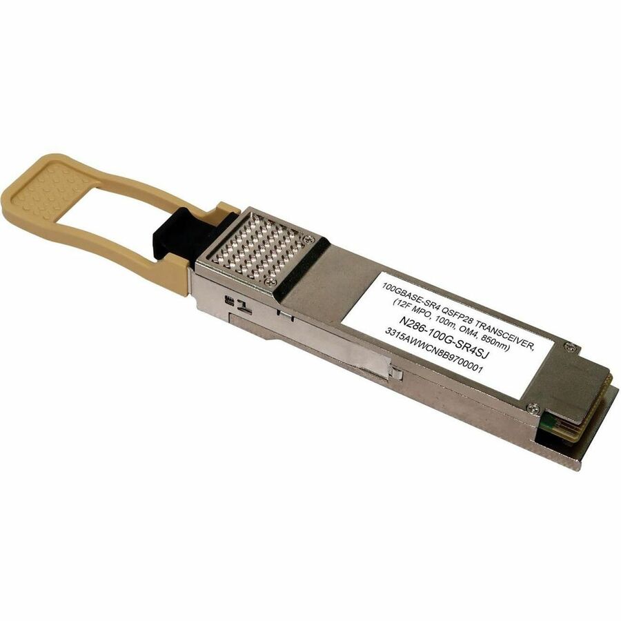 EATON TRIPP LITE SERIES JUNIPER-COMPATIBLE JNP-QSFP-100G-SR4 QSFP28 TRANSCEIVER