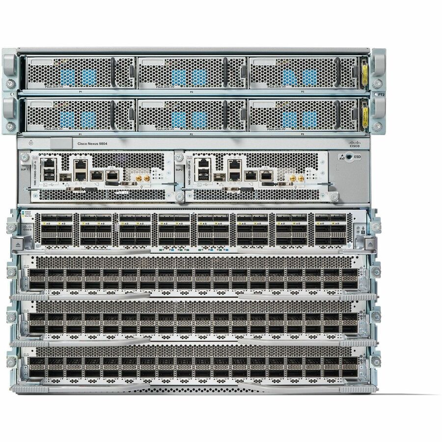 CISCO NEXUS 9804 BUNDLE (1 CHASSIS, 1 SUP-A, 7 FM-A, 3 PS)