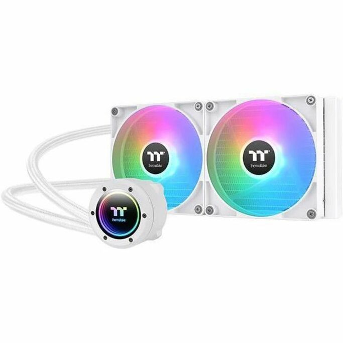 THERMALTAKE TH280 V2 SNOW MOTHERBOARD ARGB SYNC 280MM AIO LIQUID CPU COOLER