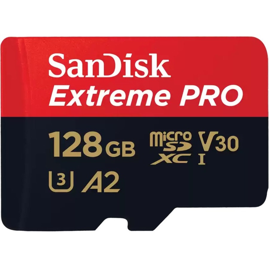 Sandisk - Retail Mobile Extreme Pro Microsdxc 128gb+sd Adapter 200mb/S 90mb/S A2 C10 V30 U