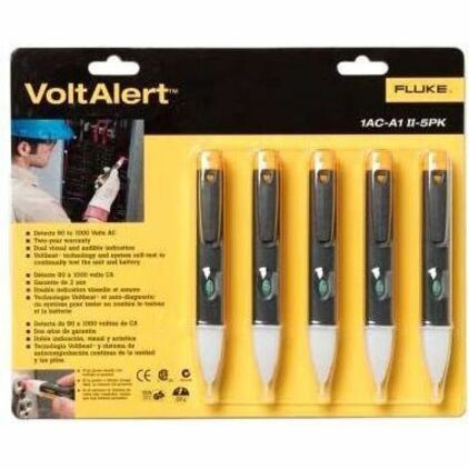 Fluke Ig Volt Alert 5 Pack Eng C. Frn L.a. Spn 5 Units in Blister Pack 4