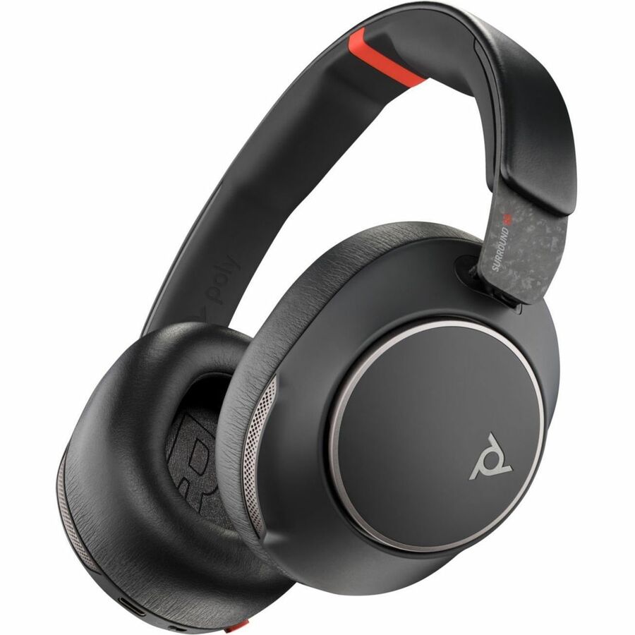POLY VOYAGER SURROUND 85 UC USB-C HEADSET +USB-C/A ADAPTER +CHARGING STAND
