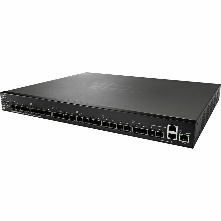 CISCO SG350XG-24F 24PORT TEN GIGABIT(SFP+)SW REMANUFACTURED