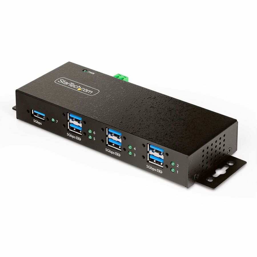 7pt Managed Industrial USB Hub