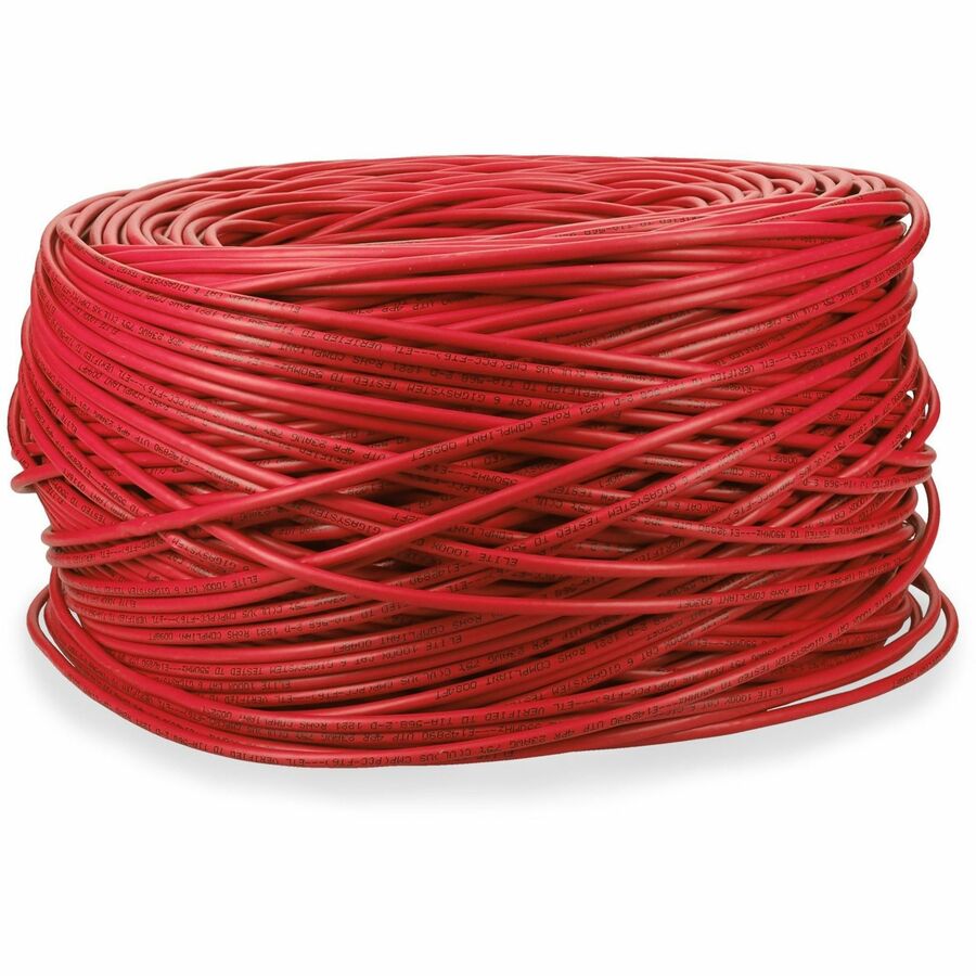 1000FT RED CAT6 UTP PLENUM