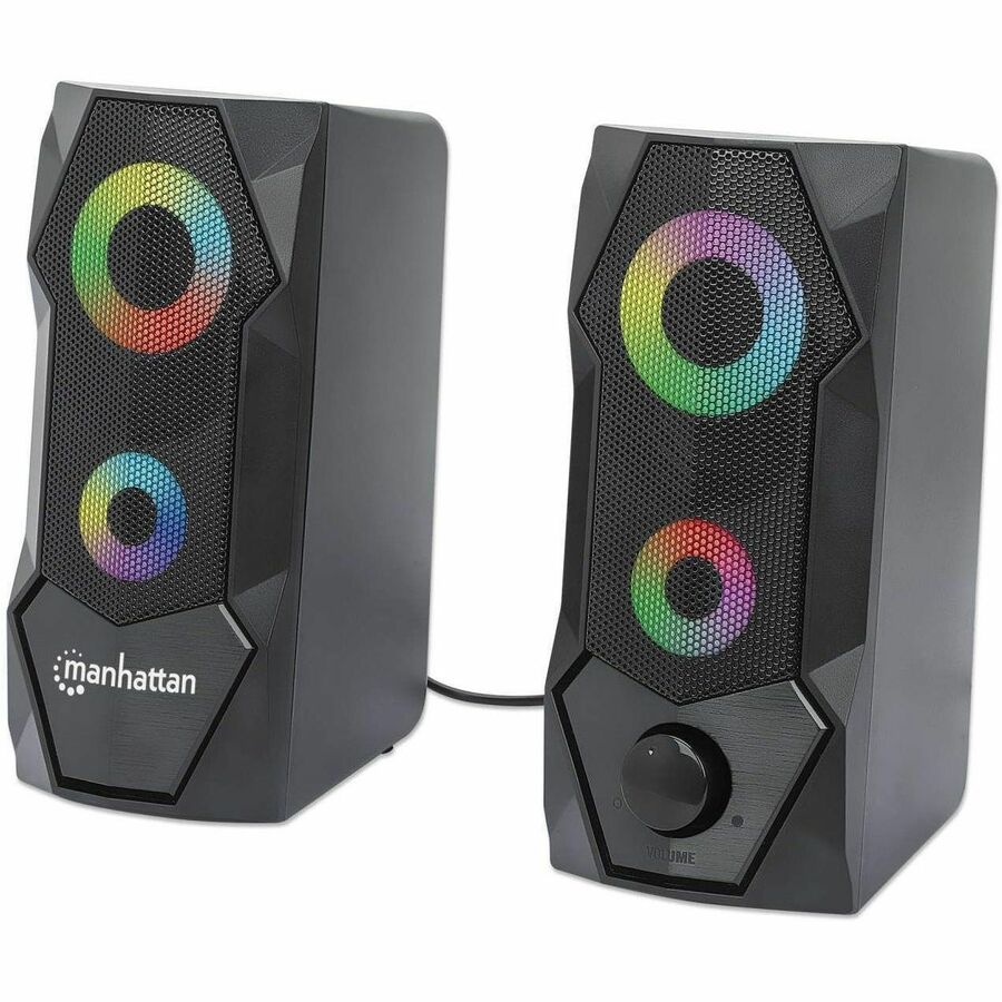 RGB LED DESKTOP STEREO COMPUTER SPEAKERS
