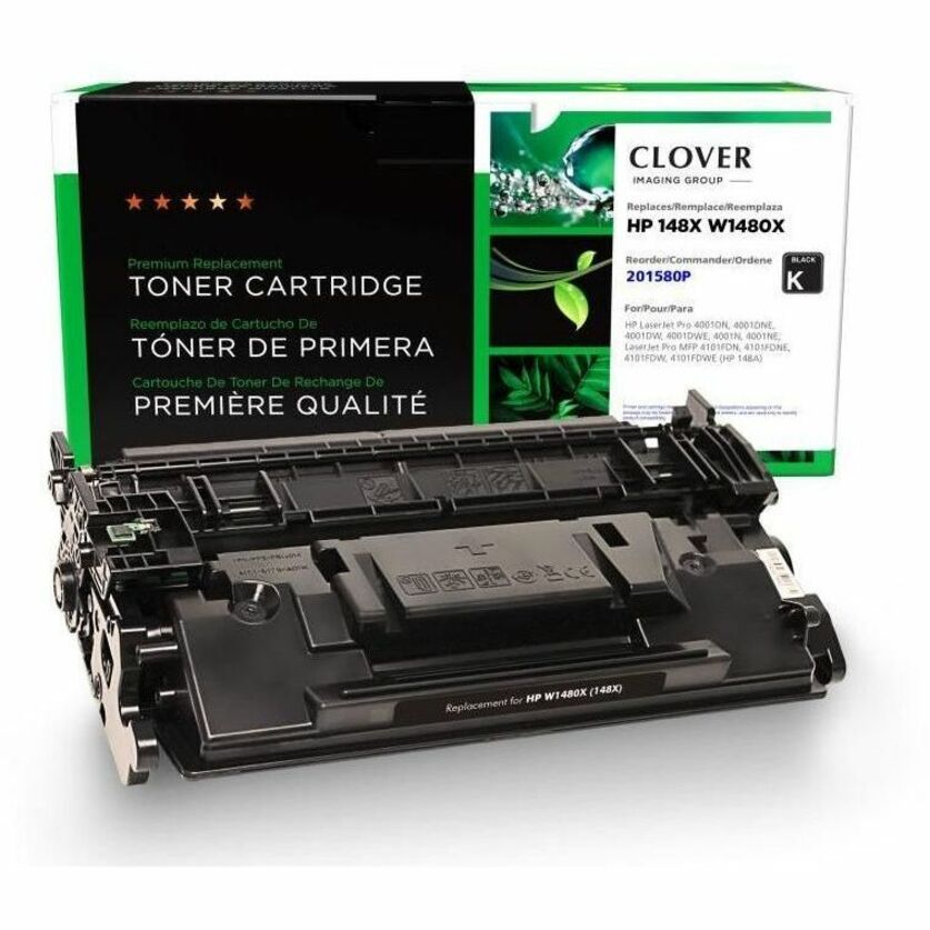 Clover Imaging Reman for Hp W1480x Black Toner Cartridge New Chip