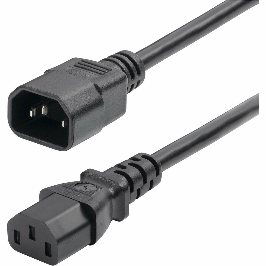 2FT (60CM) POWER EXTENSION CORD, IEC 60320 C14 TO C13 PDU POWER CORD, 10A 250V,