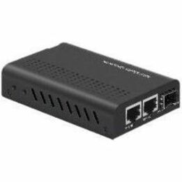 TAA 2P RJ45 TO OPEN SFP PORT MEDIA CONV
