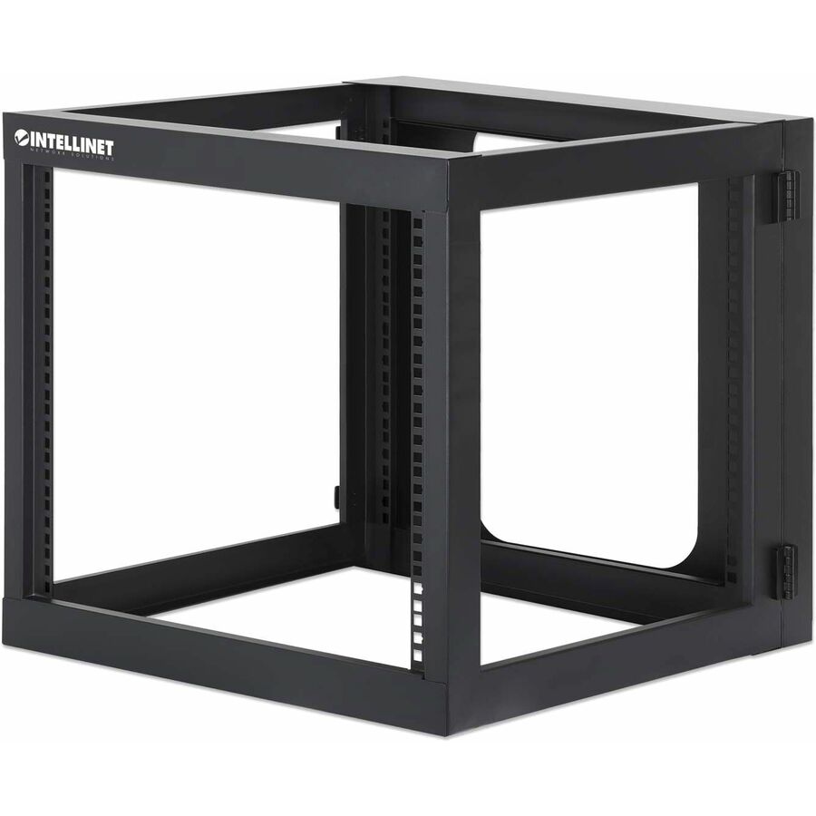 19 IN. WALL MOUNT 4-POST OPEN FRAME NETWORK RACK, 9U