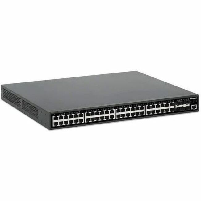 54-PORT L2+ FULLY MANAGED POE+ SWITCH WITH 48 GIGABIT ETHERNET PORTS AND 6 SFP+