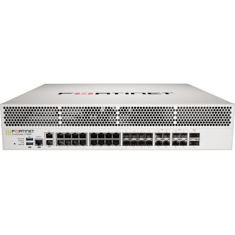 FORTIGATE-1100E-DC HARDWARE PLUS 3 YEAR FORTICARE PREMIUM AND FORTIGUARD ENTERPR