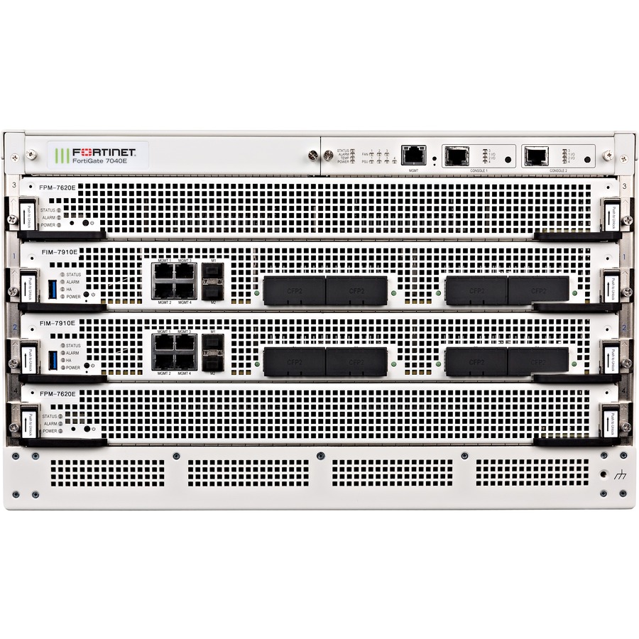 FORTIGATE-7040E-9-DC HARDWARE PLUS 5 YEAR FORTICARE PREMIUM AND FORTIGUARD ENTER