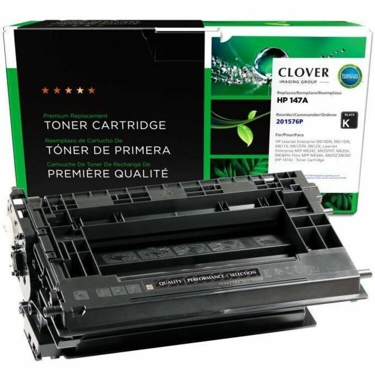 Clover Imaging Reman for Hp W1470a 147a Black Toner Cartridge New Chip
