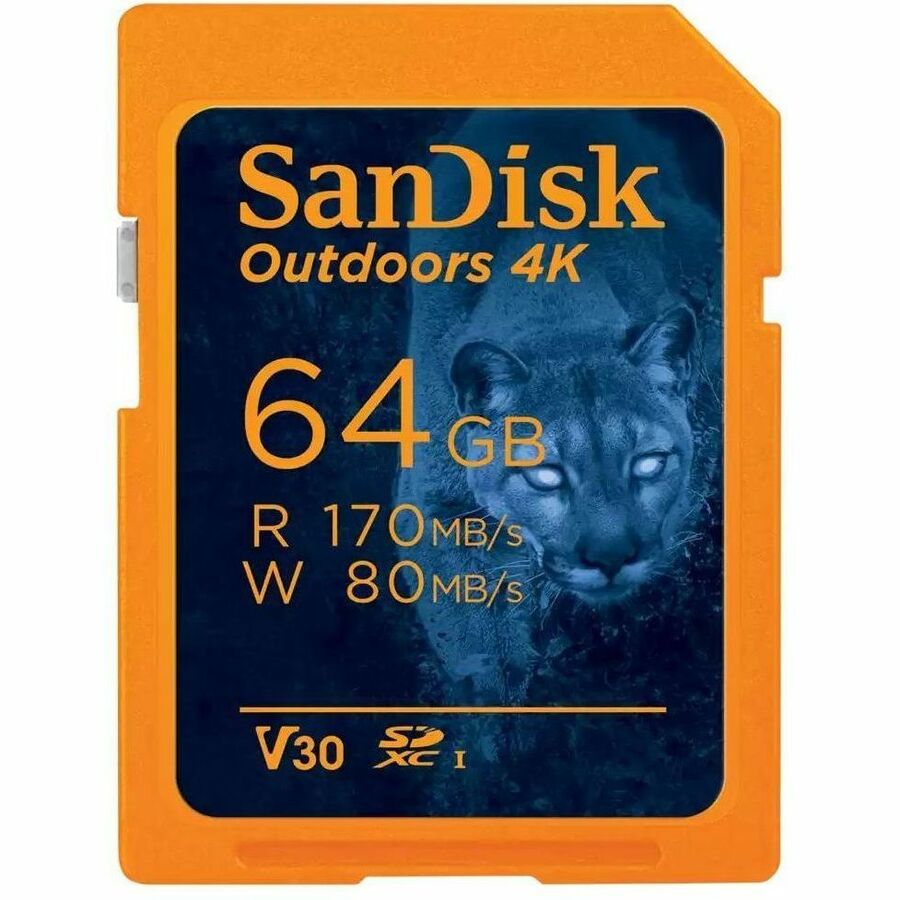 Outdoors 64GB 4K SDXC UHSI