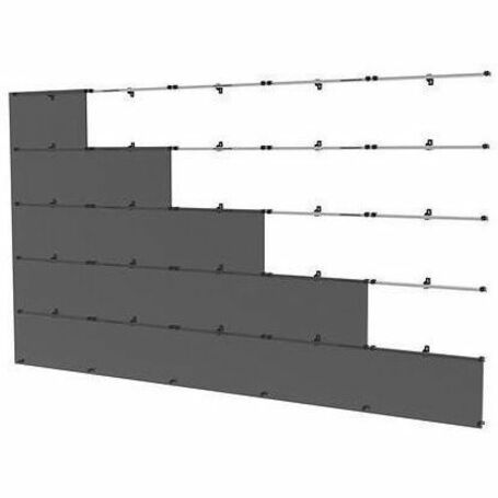 BACK FRAME FOR CLED BH/CH SERIES 5X5 CABINETS