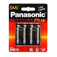 PANASONIC AA Alkaline Battery 4 Pack (AM3PA4B)