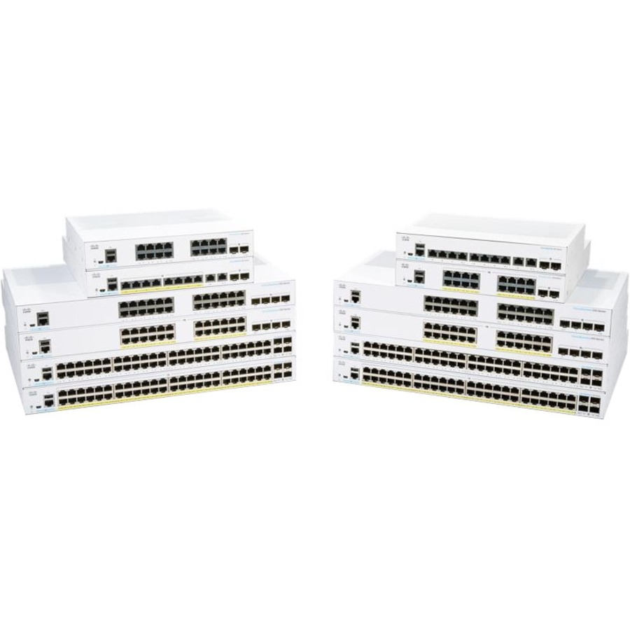 CBS350 MANAGED 8-PORT GE, EXT PS, 2X1G COMBO