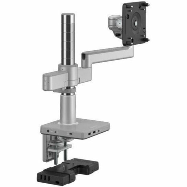 M/FLEX 2.1 WITH M/CONNECT 2 FOR DUAL MONITORS - 12 POST - POLISHED ALUMINUM WITH