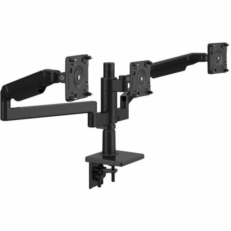 MFLEX M2.1, NON TECH BASE, CLAMP MOUNT, BRACKET FOR 3 MONITORS, BLACK TRIM, NO A