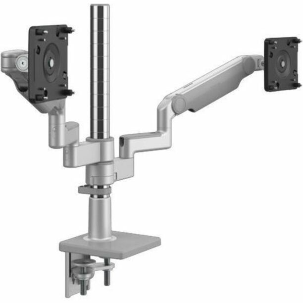 MFLEX M2.1, NON TECH BASE, CLAMP MOUNT, TWO SINGLE MONITOR BRACKETS, 4 STRAIGHT/